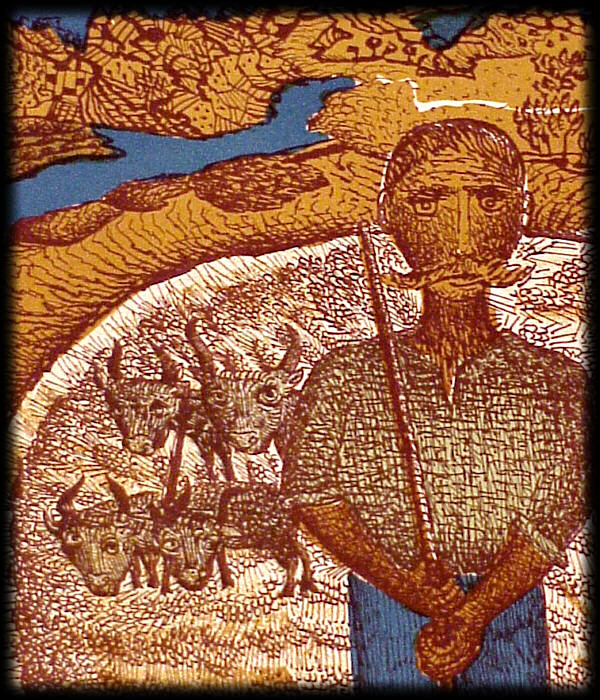 Aristide Caillaud - signed-numbered lithograph 1970 - Close Up